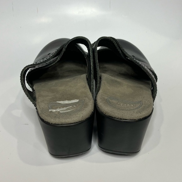 Dansko black leather mules clogs size 37 - Picture 6 of 9